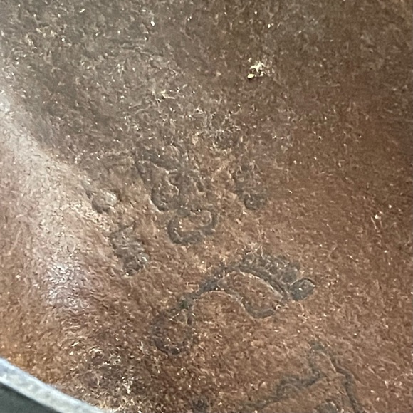 Birkenstock Birkis Mayari Blue Strap Leather Sandal US Women Sz 8 Well-Worn - Picture 4 of 4